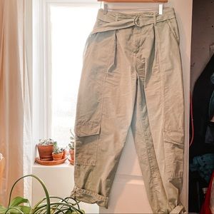 • UO Y2K pleated cargo wide leg skater pants •